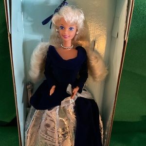 Barbie Winter Velvet By Mattel For Avon in 1995:NRFB Net Mint Condition